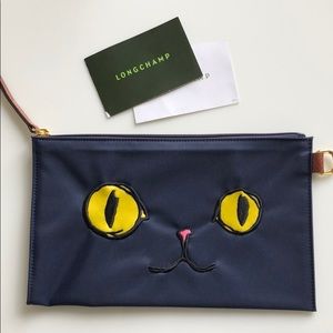BNWOT Authentic Longchamp Ltd Edition Miaou pouch